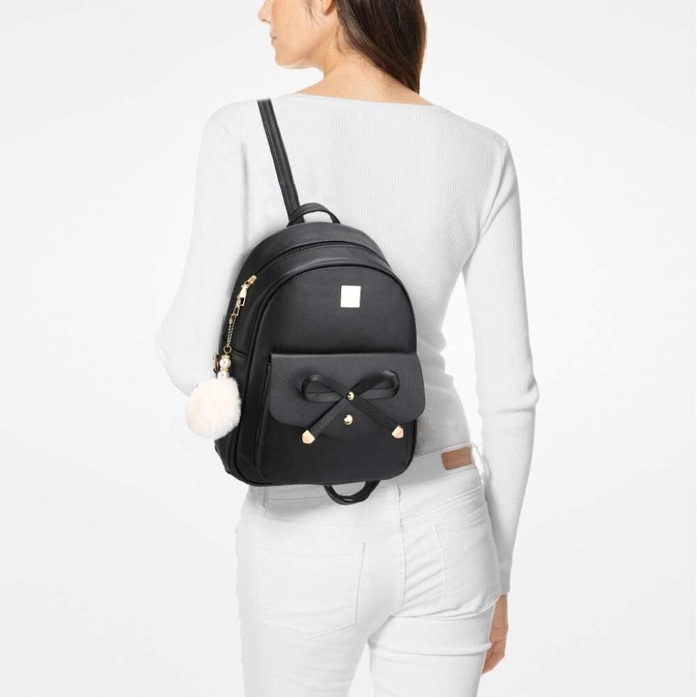 Versatile 3-Piece Bowknot Backpack Set - Stylish … - image 6